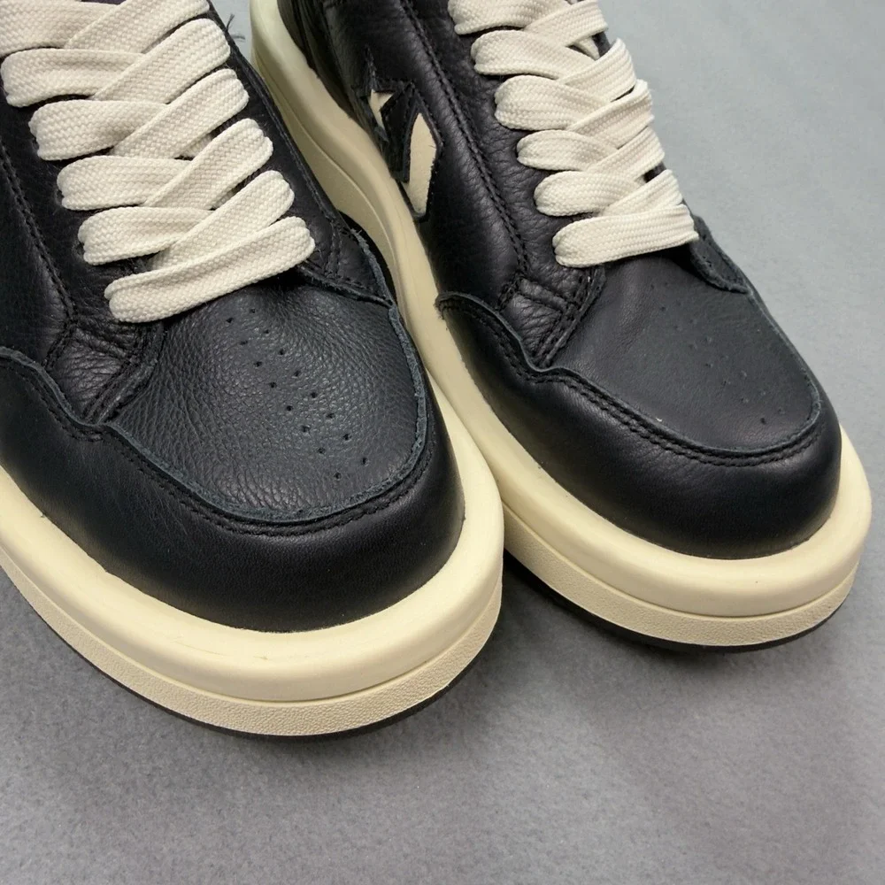 Converse Rick Owens DRKSHDW TURBOWPN Mid Black White Size 8 Womens A03945C